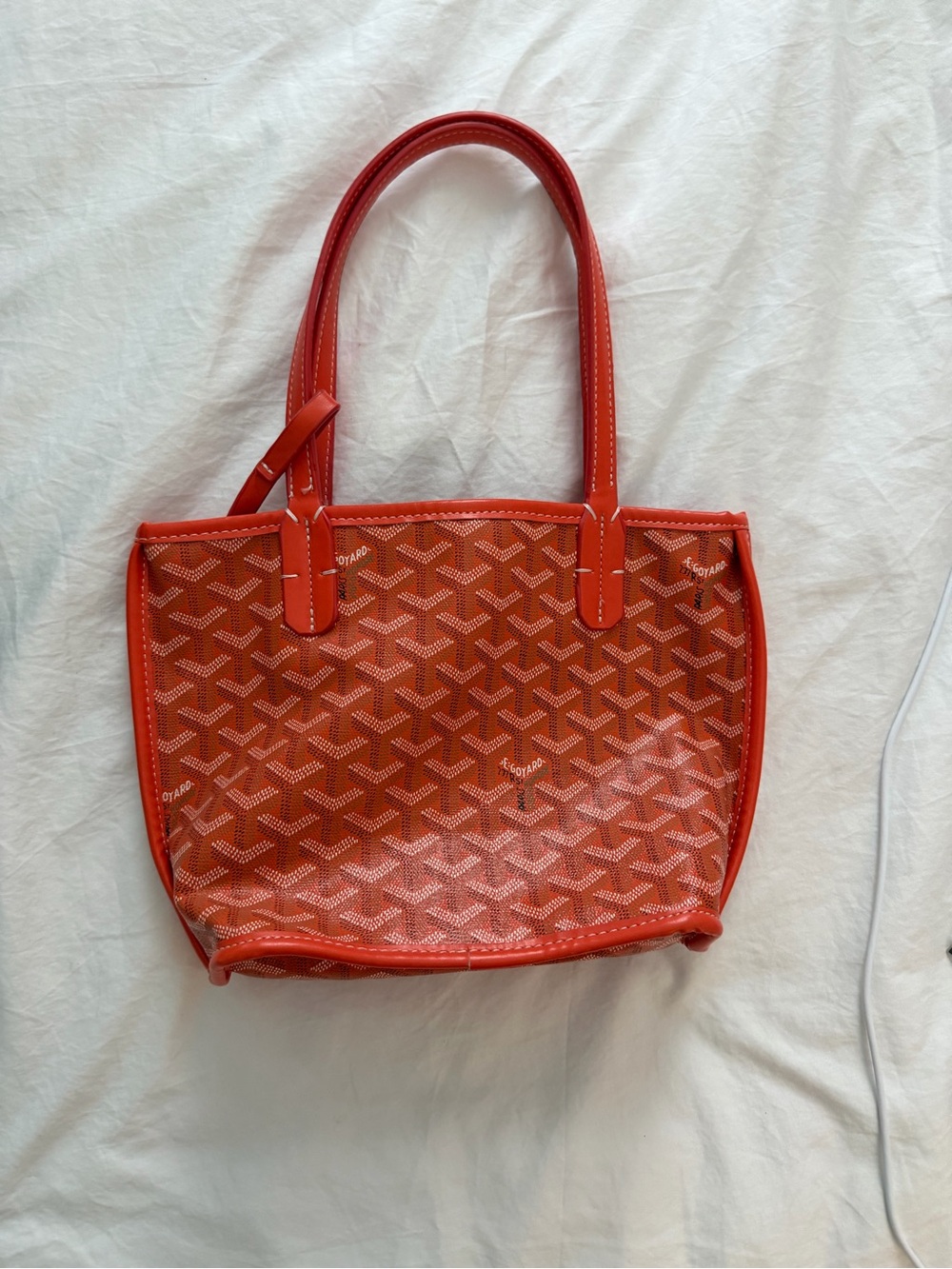 Goyard Orange Tote Bag - Women